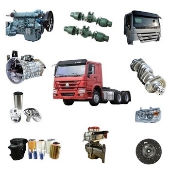 Camión pesado de 10 ruedas SINOTRUK HOWO Partes de camión HOWO 371 375 Partes de camión de basura