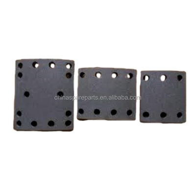 SINOTRUK CNHTC Pad de freno para camiones pesados Wg9100440026 para Shacman Camc FAW Foton Beiben