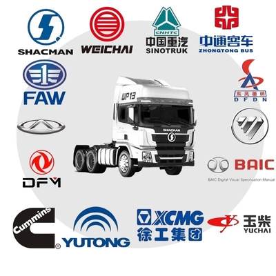 Diseño Weichai Motor Sinotruk HOWO Sitrak Shacman Foton FAW Dongfeng Tractor de remolque Minería Carga de basura 371 380 420 Piezas de repuesto de camiones
