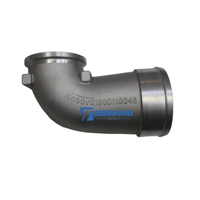 Número de pieza VG1800110045 Codo de enlace del superalimentador para Howo Parts WD615 Motor Sinotruk