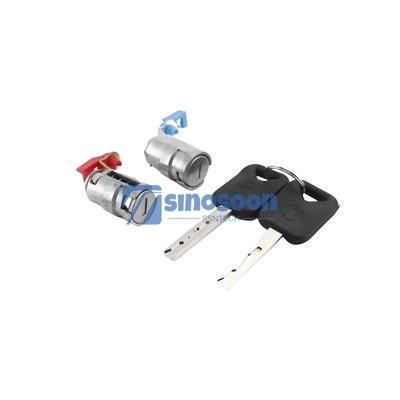 Camión modelo Shacman X3000 Mano izquierda de la puerta de bloqueo cilindro DZ14251340052 para partes del cuerpo