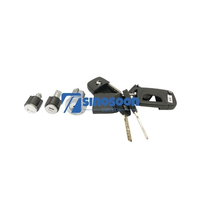 Camión modelo Shacman X3000 Mano izquierda de la puerta de bloqueo cilindro DZ14251340052 para partes del cuerpo