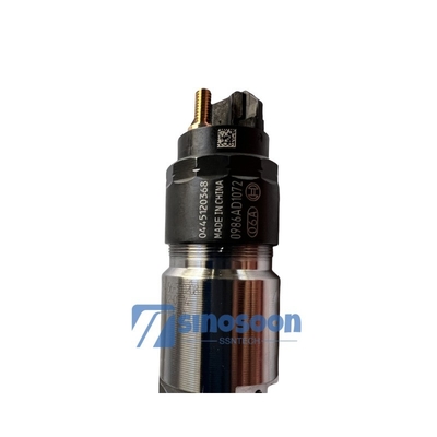 Sinotruk HOWO A7 partes del motor inyector de combustible del tren común MC07 080V10100-6085 ensamblaje