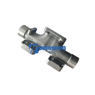 Montura de manifold de escape medio 200V08102-0634 para Howo T7H partes del motor del camión Shacman
