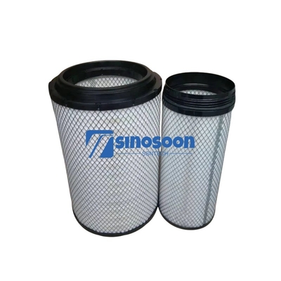 Modelo de camión Filtro de aire Shacman WG9725190101 WG9725190102 para partes de motores de camiones pesados
