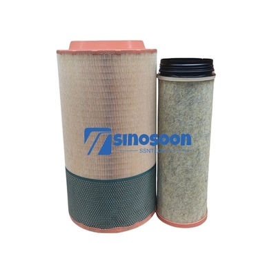 Modelo de camión Filtro de aire Shacman WG9725190101 WG9725190102 para partes de motores de camiones pesados
