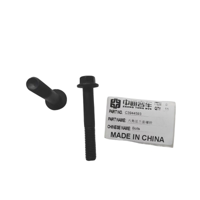 3944593 Cerrojos negros de brida hexagonal para autobuses Zhongtong/Yutong/Kinglong Original