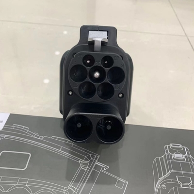 Adaptador portátil CCS 2 a GBT 1000V DC 200A Carga rápida para conector de cargador de automóvil eléctrico