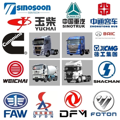 Shacman F3000 FAW Beiben Foton Dongfeng Weichai Piezas de camión de minería para reemplazo/reparación