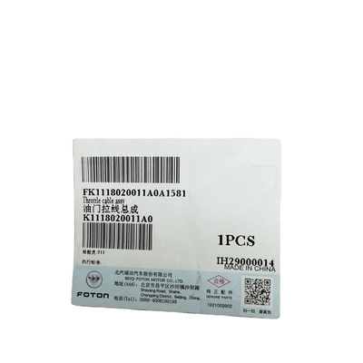 K1172390009a0 Componente de repuesto del cable de aceleración Foton Assy para Tunland