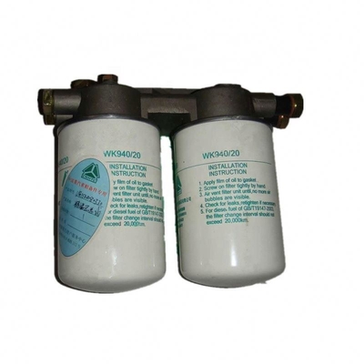 Filtro de aceite de combustible secundario VG1540080330 para Sinotruk HOWO Producción de piezas de motores de camiones pesados