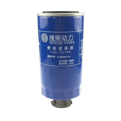 Sinotruk Howo camión pesado Weichai motor eléctrico filtro de aceite 612600081334 para el montaje de automóviles Shacman