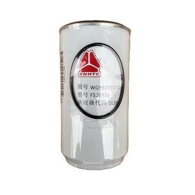 Sinotruk partes WG9925551112 / 1 Filtro de combustible del motor Separador de agua con filtro de aceite